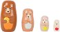 Small foot Russian Nesting Dolls Bear Family - Wooden Toy