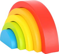 Wooden Blocks Small Foot Rainbow Folding Blocks - Dřevěné kostky