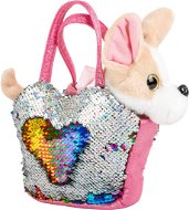 Small Foot Dog in bag - Soft Toy