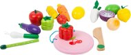 Small Foot Spielset Obst und Gemüse - Kinderküchen-Lebensmittel