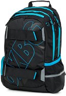 OXY Sport Black Line blue - School Backpack