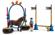 Schleich 42482 Agility-Rennen für Ponys - Figuren-Set und Zubehör