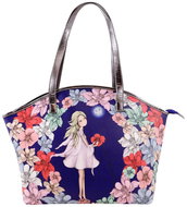 Mirabelle Curved Shopper Bag - Midnight Garden - Kids' Shoulder Bag