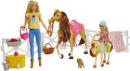 Barbie Herný set s koníkmi - Bábika