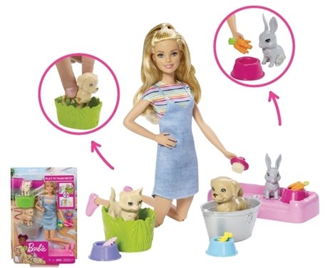 Barbie play and wash hot sale