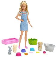 Barbie Kúpanie zvieratiek - Bábika
