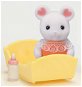 Sylvanian Families Baby Marshmallow Mouse with Accessories - Game Set