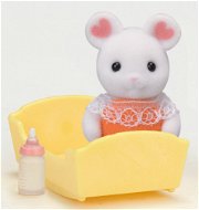 Sylvanian Families - Marshmallow-Maus Baby mit Zubehör - Spielset