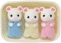 Sylvanian Families Marshmallow Mouse Triplets - Maus-Drillinge - Figuren