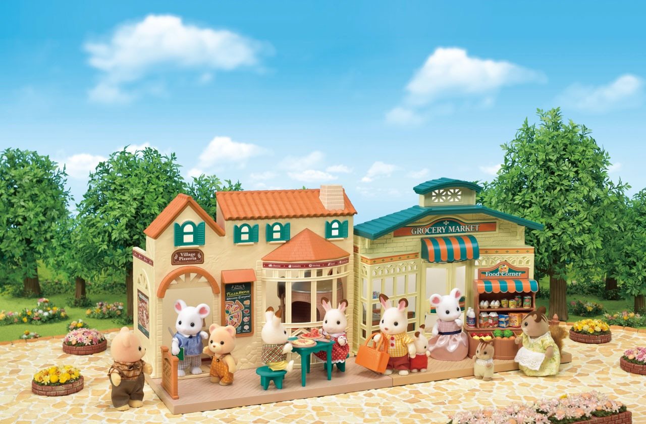 Sylvanian Families Village Pizzeria Doll House Alza.cz