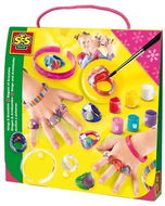 Jewellery Making Set SES Painting Fashion Rings and Bracelets - Sada na výrobu šperků