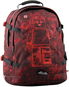 School Backpack Backpack LEGO Minifigures Burgundy Camo Tech Teen - Školní batoh