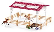 Schleich 42344 Stable with Horses and Accessories in Pastel Colours - Figure Accessories