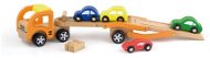 Drevený ťahač s autami - Drevená hračka