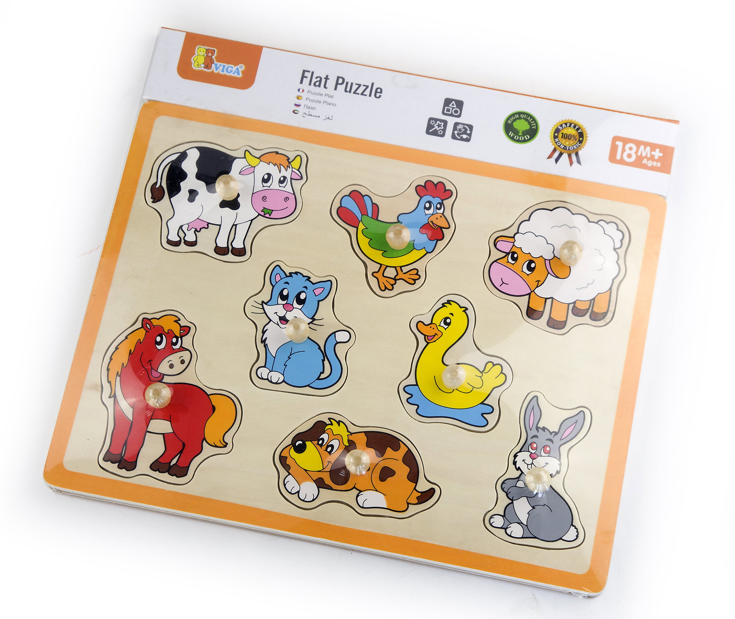 Viga Toys formaberakó játék - farm