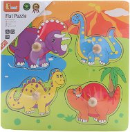 Wooden Flat Puzzle - Dinosaurs - Wooden Toy