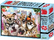 3D Puzzle Psie selfie 500 dielikov - Puzzle