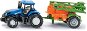 SIKU Super - traktor s prívesom na rozprašovanie hnojiva - Kovový model