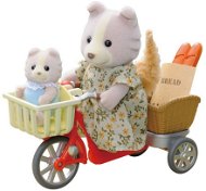 Sylvanian Families Dog Family on a Bike - Figure Accessories