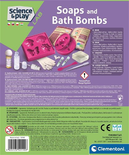 Shop Clementoni Science & Play Soap & Bath Bomb Making Kit Online in Qatar
