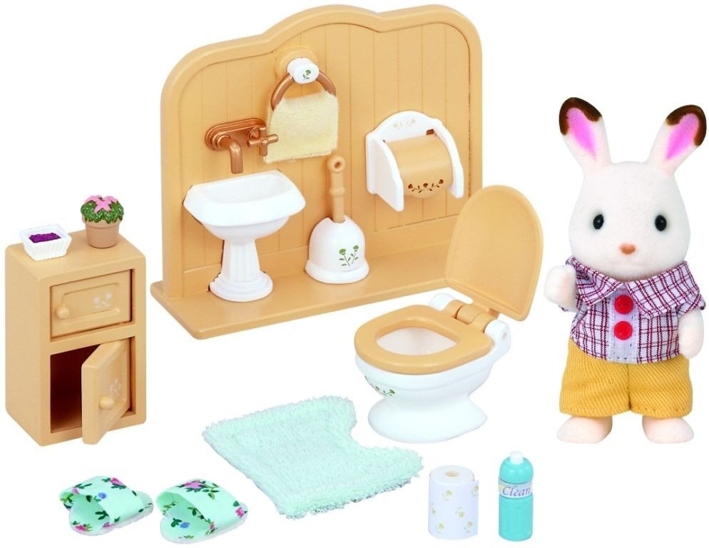 Sylvanian families store toilet set