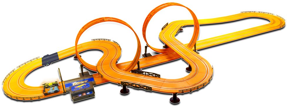 Slot car best sale track hot wheels