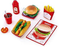 Hape Fast Food Set - Játék élelmiszer