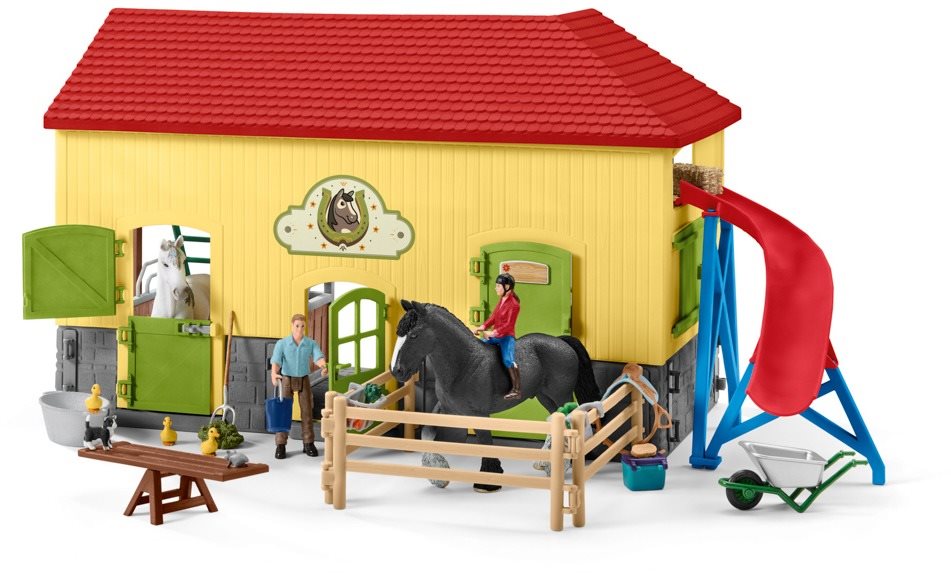 Schleich horse best sale stable with accessories