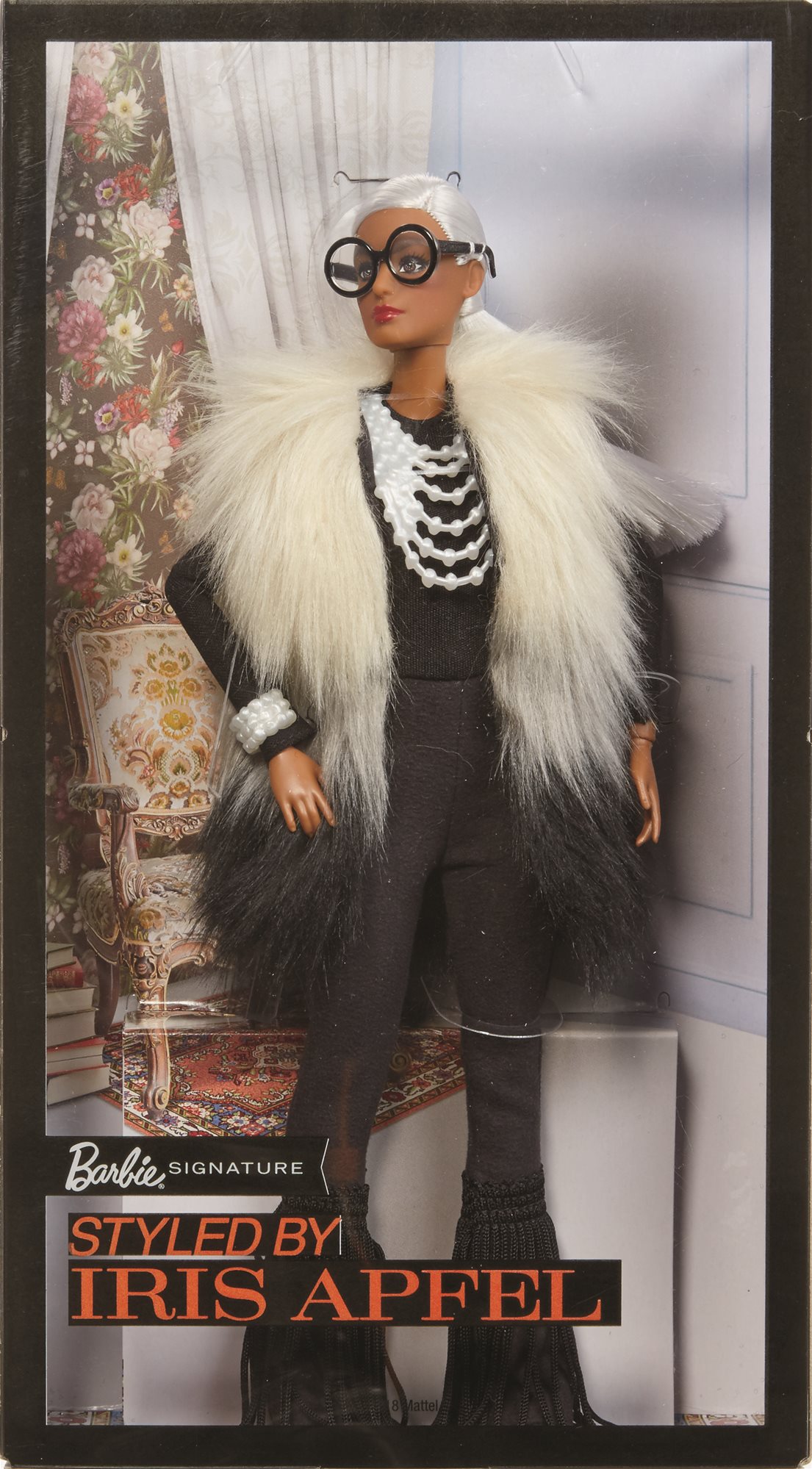 Barbie styled by sales iris apfel