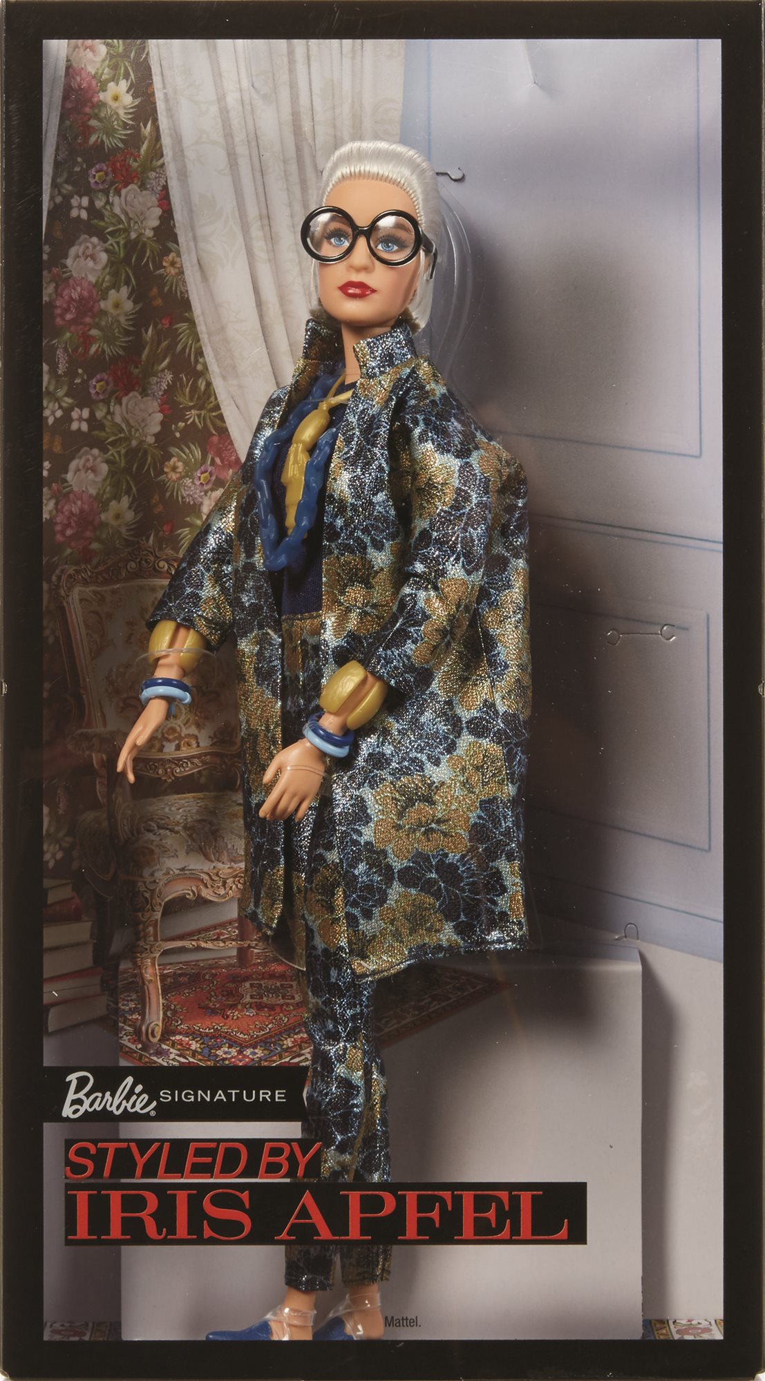 Barbie iris apfel online doll