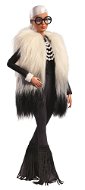 Barbie Elegáns ikon Iris Apfeltől Fekete ruházat - Játékbaba