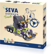 Építőjáték SEVA KÖZLEKEDÉS – Truck - Stavebnice