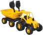 Pilsan Tractor with Wagon - Toy Car