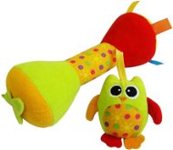 Rappa Baby Owl with Sounds - Baby Rattle