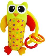 Rappa Baby Owl with Rings - Baby Rattle