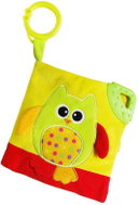 Rappa Book baby owl with clip - Baby Toy