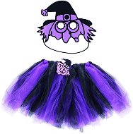 Rappa Witch / Halloween Purple - Skirt + Mask - Costume
