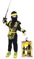 Rappa Ninja čierno-žltý, veľkosť S - Kostým