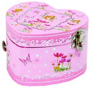 Rappa Jewelry Heart with melody and butterfly fairy in a luxurious package - Jewellery Box