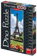 Dino Eiffelova veža na jar Panoramic - Puzzle