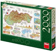 Dino Mapa Slovenska - Puzzle