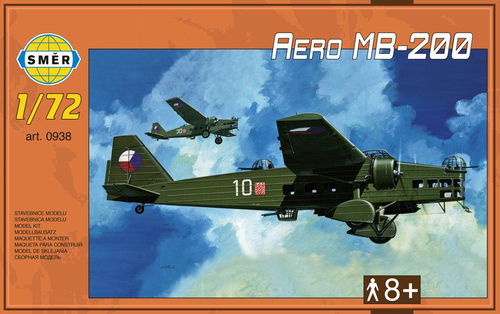 Směr Model Kit 0938 letadlo – Aero MB-200 - Plastikový model - Hlavní obrázek