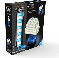 Light Stax lámpa építőjáték - kék és fehér - Építőjáték