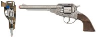 Revolver kovbojský strieborný - Detská pištoľ