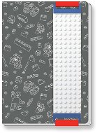 LEGO Stationery Zápisník sivý - Zápisník