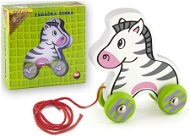Zebra pulling wooden - Push and Pull Toy