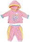 Trainings Anzug für BABY Born Puppe rosa - Puppenzubehör