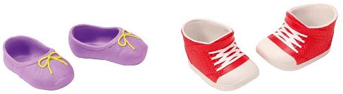 BABY Born Shoes (2 pairs), 4 types - Doll Accessory