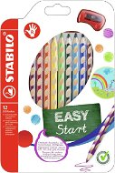 Pastelky STABILO EASYcolors R pouzdro s ořezávátkem 12 barev - Pastelky