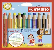 Stabilo Woody Buntstifte - 10 Farben - Buntstifte